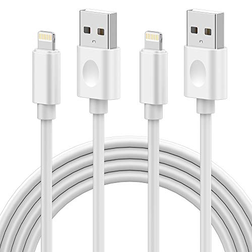 Product Cover iPhone Charger, KerrKim 2Pack 6Feet Fast Charging Lightning Cable High Speed Connector Data Sync Transfer Lightning to USB A Charger Cable Compatible with iPhone Xs Max/X/8/7/Plus/6S/6/SE/5S/iPad,iPod