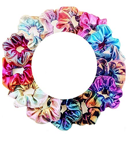 Product Cover erholi 2 Types Hair Ring Two-Color Gradient Laser Fabric Women Hair Band Headwear