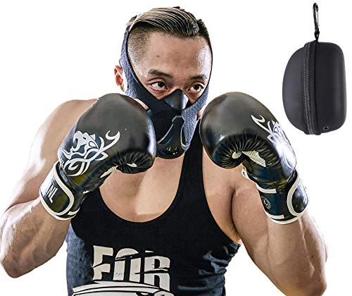 Product Cover Training Mask - Workout Mask, Elevation Mask for High Altitude Oxygen Deprivation Exercise. Men & Women Fitness in Sports Performance, Running, Boxing, Cardio Conditioning, Breathing Restriction