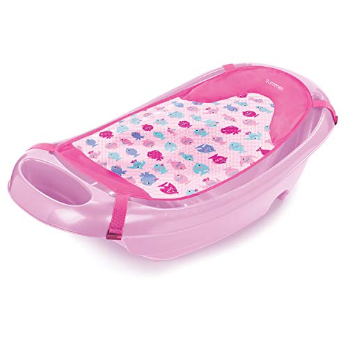 Product Cover Summer Infant Summer Splish 'N Splash Newborn to Toddler Bath Tub, Pink