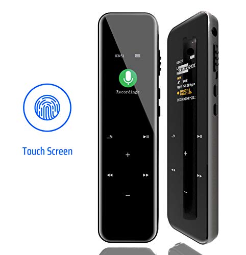 Product Cover Wohlman. Digital Voice Recorder 16GB 1536kbps Touch Screen High Recording Quality Noise Reduction Easy Operation Auto Activation MP3 Voice Recorder for Lecture Interview Meeting