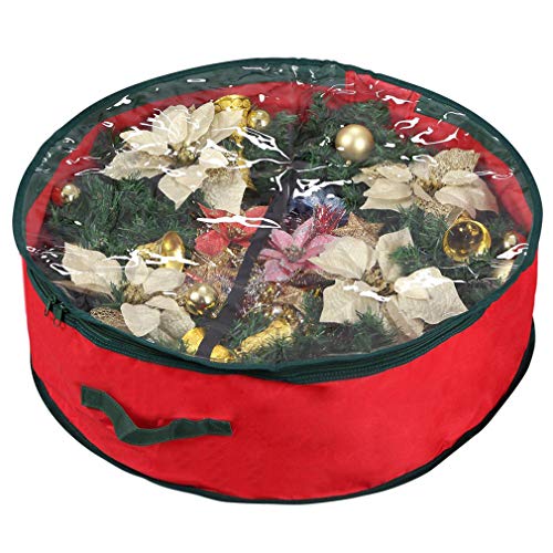 Product Cover Primode Wreath Storage Bag with Clear Window 48