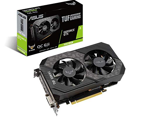 Product Cover Asus TUF Gaming GeForce GTX 1660 Super Overclocked 6GB Edition HDMI DP DVI Gaming Graphics Card (TUF-GTX1660S-O6G-GAMING)