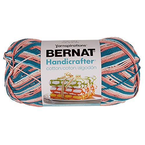 Product Cover Bernat Handicrafter Cotton Ombres Yarn (340G/12 OZ) Coral Seas