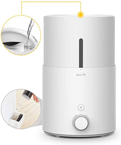 Product Cover 5L Top Fill Ultrasonic Cool Mist Air Humidifiers for Bedroom Whole Room Home and Office Use with Auto Shut Off, Adjustable Mist Volume