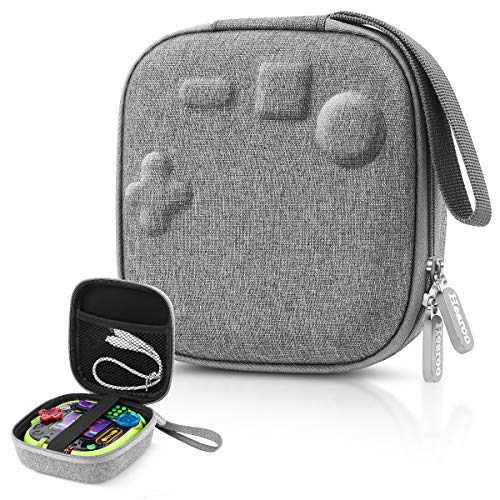 Product Cover Hearoo Hard Travel Carrying Storage Case for Leapfrog Rockit Twist Handheld Learning Game System (Grey)