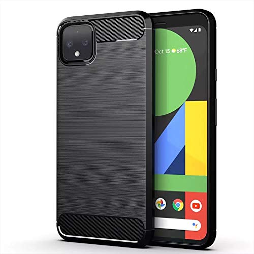 Product Cover Google Pixel 4 XL Case [Hybrid Case] Designed for Google Pixel 4 XL (2019) by Duria - Black