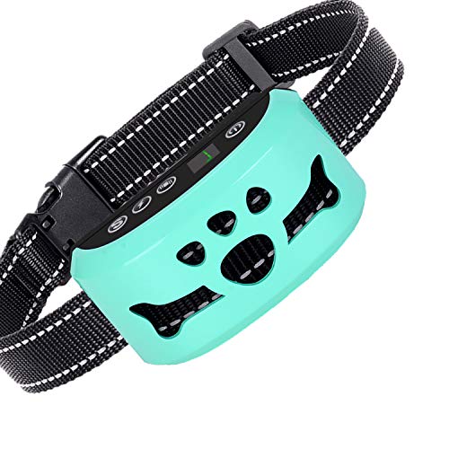 Product Cover AHJDL Dog Bark Collar - Stop Dogs Barking Fast! Safe Anti Barking Devices Training Control Collars, Small, Medium and Large Pets Deterrent