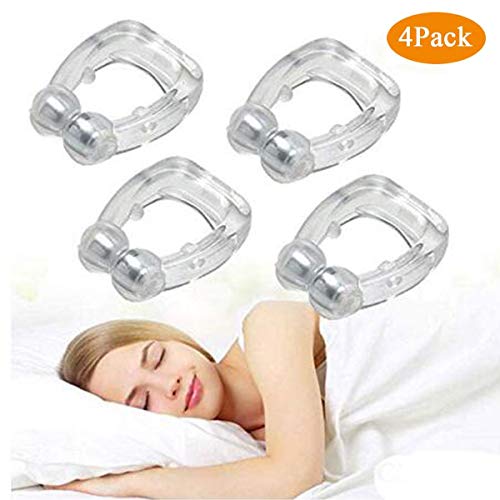 Product Cover New Clipple Anti Snoring Devices,Snoring Solution Silicone Magnetic Anti Snore Clip, Professional Stop Snoring Nose DeviceRelieve Snore Support Our Comfortable Sleeping (4 Pack)