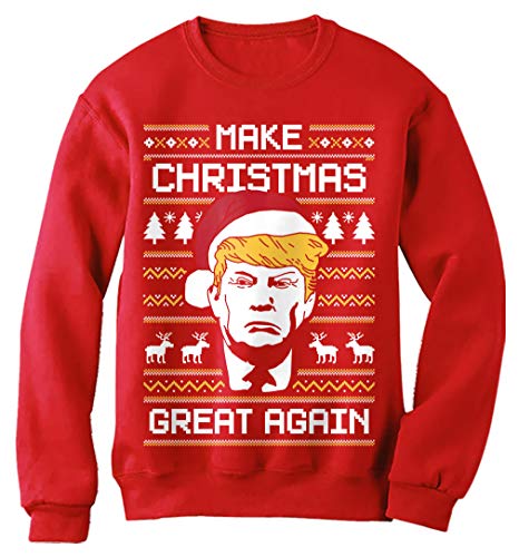 Product Cover Tstars Funny Ugly Christmas Sweatshirt for Men Women Pullover