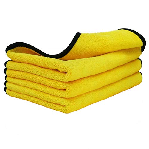 Product Cover Cleaning Rags for Cars, wipers Wipe cloth, Cloth with 3-Pack (Yellow)