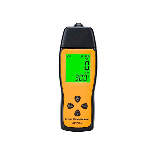 Product Cover Handheld CO Detector,Carbon Monoxide Meter, Portable CO Gas Leak Detector, Gas Analyzer, High Precision Detector, 0～1000ppm(Battery NOT Included), Cheffort is The only certificated Seller