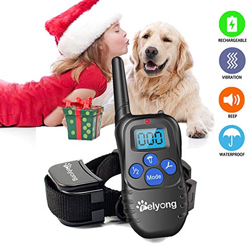 Product Cover Felyong Dog Training Collar with Remote, Rechargeable Waterproof Shock Collar for Dogs, Beep Vibration Safety Shock Three Harmless Modes for Small Medium Large Dogs