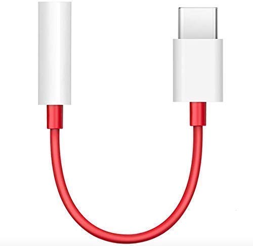Product Cover OnePlus 1+ Type C to 3.5 mm Jack Converter Audio Adapter, Type-C to Earphone Audio Jack Connector for OnePlus 7pro/7T/7/6T, Samsung S9/Plus, Xiaomi Mi, Redmi Note and All USB Type C Smartphones