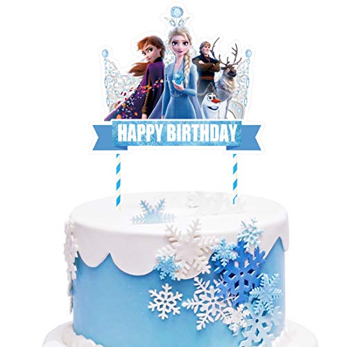 Product Cover 1 Frozen Cake Topper Set Cake Topper Decorations Birthday Party Topper for Children