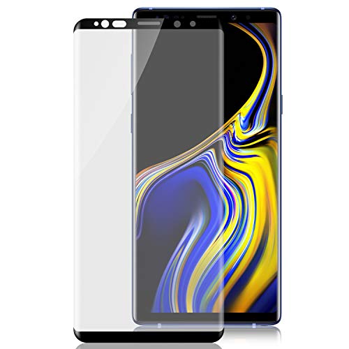 Product Cover 2 Pack GBBO Galaxy Note 9 HD Screen Protector,[Updated Design] [Case Friendly] [3D Curved] 9H Tempered Glass Screen Protector, for Samsung Galaxy Note 9 Black