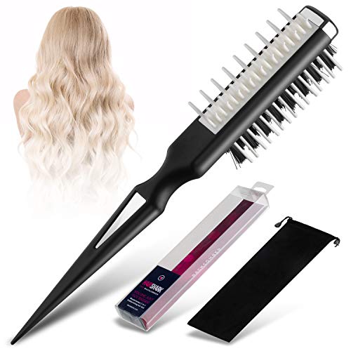 Product Cover Hair Style Comb, Hair Shark Styling Comb, Hair Combs for Men Women, Two-sided Design Instant Hair Volumizer Combing Brush Hair Styling Tool multifunctional Comb for Dry Straight Curling