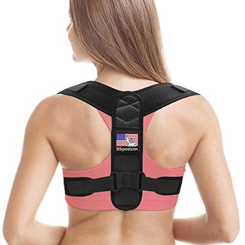 Product Cover Back Posture Corrector for Women Men - Upper Back Brace Posture Corrector - Adjustable Clavicle Posture Support - Effective Back Straightener,Correct Back Posture Brace for Pain Relief (Universal)