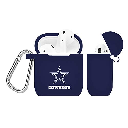 Product Cover GAME TIME Dallas Cowboys Silicone Case Cover Compatible with AirPod Battery Case