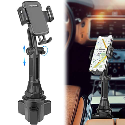 Product Cover Car-Cup-Holder-Phone-Mount Adjustable Long Pole Automobile Cup Holder Smart Phone Cradle Car Mount for iPhone 11 Pro/XR/XS Max/X/8/7 Plus/6s/Samsung S10 /Note 9/S8 Plus/S7 Edge