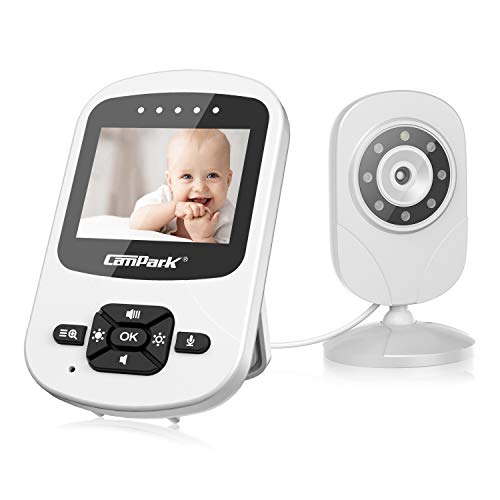 Product Cover Campark Video Baby Monitor with Camera and Audio Infant Digital Cam Optics with Infrared Night Vision 2.4