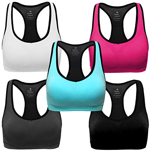Product Cover MIRITY Women Racerback Sports Bras - High Impact Workout Gym Activewear Bra