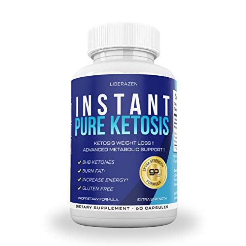 Product Cover Instant Keto Pills - Advanced Weight Loss Diet Pill with Ketosis - Boost Energy, Get Focus, Manage Cravings & Improve Metabolism - Keto BHB Supplement for Women and Men - 60 Caps