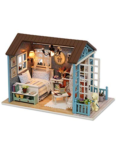 Product Cover UniHobby DIY Dollhouse Miniature Kit Romantic Forest Time Wooden Gift House Toy