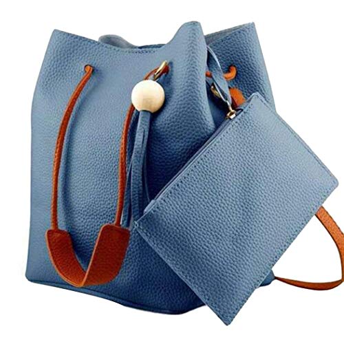 Product Cover Kionme Women Fashion PU Leather Tassel Shoulder Bag Mobile Phone Clutch Set Shoulder Bags