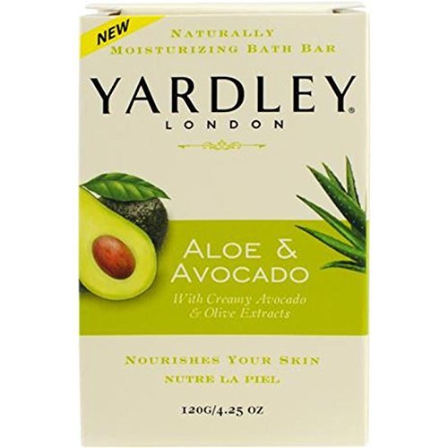 Product Cover Yardley London Aloe & Avocado Naturally Moisturizing Bath Bar, 4.25 ounce