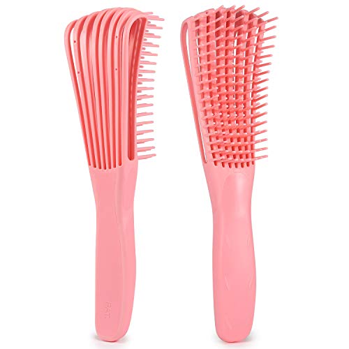 Product Cover BESTOOL Original Detangler Brush Set, Detangling Brush & Comb for Defining Natural Curly Hair, Detangle Wet or Dry Afro 3a to 4c Texture, with 2 Hair Clips