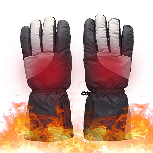 Product Cover Lixada Electric Heated Gloves Battery Powered Touchscreen Thermal Heat Gloves,Electric Heated Ski Bike Motorcycle Warm Gloves Hand Warmers,Winter Thermo Gloves(No Battery Included)