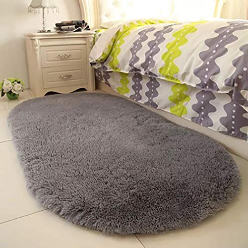 Product Cover makalar Soft Bedroom Rug,Home Doormat Floor Solid Soft Non-Slip Carpets,9 Color+60 x 40cm Size Area Rugs