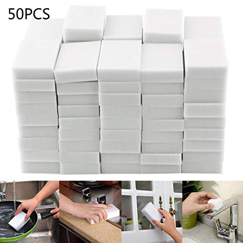 Product Cover Plently 50Pcs Household Sponge Eraser Cleaner Home Kitchen Multi-function Cleaning Tool Sponges