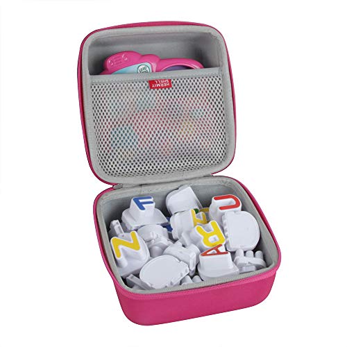 Product Cover Hermitshell Hard EVA Travel Case for Leapfrog Fridge Phonics Magnetic Letter Set (Pink)