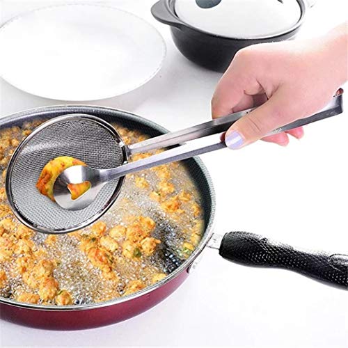 Product Cover Nabsna New Kitchen Multi-functional Filter Spoon with Clip Food Oil-Frying BBQ Salad Filter Outdoor Cooking Tools & Accessories