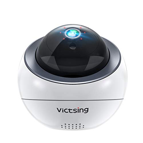 Product Cover VicTsing 1080P WiFi IP Camera, Space Ball Pan/Tilt/Zoom Wireless Security Camera, Home Security Camera Pet Cameras with Cloud Storage 2-Way Audio/Night Vision/Motion Detection.