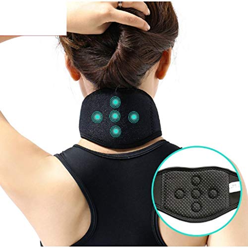 Product Cover Feriay Self-heating Neck Guard Magnet Infrared Hot Compress Therapy Neck Protection Back, Neck & Shoulder Supports