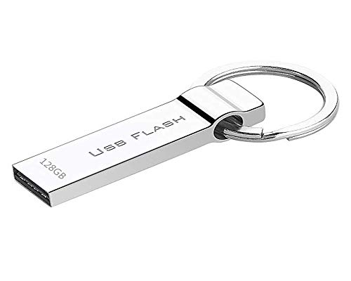 Product Cover RUICHENXI Waterproof USB Flash Drive 128GB Mental Thumb Drive Portable USB Stick for Daily Storage (128gb)