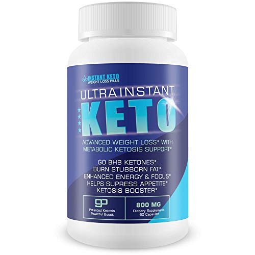 Product Cover Ultra Instant Keto - Advanced Weight Loss with Metabolic Ketosis Support - Burn Fat - Lose Weight - Pure Sodium, Calcium, Magnesium Bhb to Jump Start Ketosis and Start Burning Fat Faster