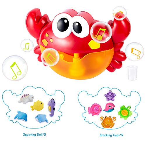 Product Cover Joyjoz Bath Bubble Machine, Automatic Bath Bubble Maker for Toddlers,Toddler Toys Bath Toys for Kids
