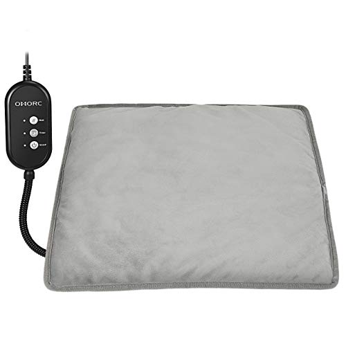 Product Cover OMORC Cat Heating Pad, 12V Electric Pet Heating Pad for Dogs and Cats Indoor Warming Mat with Auto Temperature Control and 2 Washable Covers