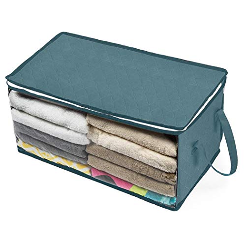 Product Cover Fanala Large Capacity Clothes Storage Bag Organizer with Reinforced Handle Thick Fabric for Comforters, Blankets