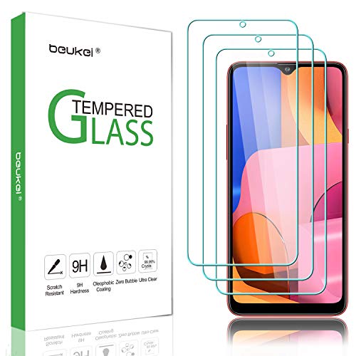 Product Cover (3-Pack) Beukei for Samsung (Galaxy A20S) Screen Protector Tempered Glass,Full Screen Coverage, Anti Scratch, Bubble Free(Not Fit for Galaxy A20 /Galaxy A20E)