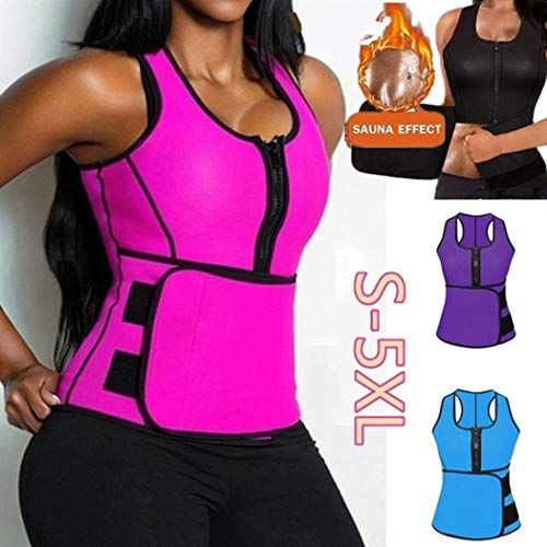 Product Cover foulon Women's Girdle Abdomen Vest Fitness Slimming Yoga Shaper Tops Black