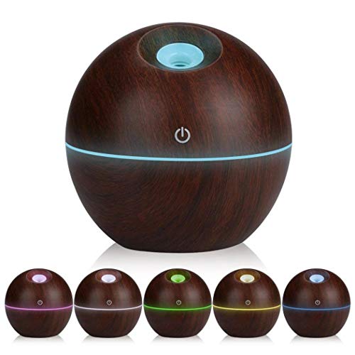 Product Cover Ladiy Wood Grain Office Home Aroma Essential Oil Diffuser Mist Humidifier Air Purifier Storage Cabinets