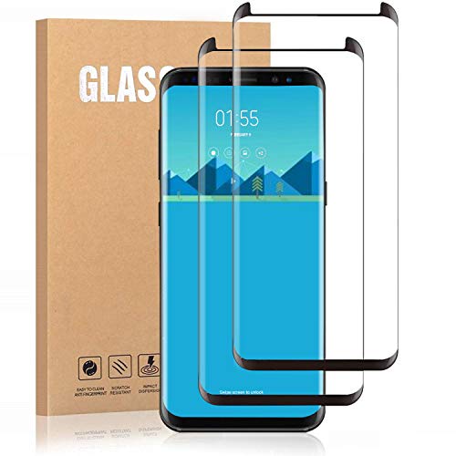 Product Cover AILIBOTE Samsung Galaxy S9 Screen Protector, [2 Pack] 9H Hardness Anti-Scratch Full Coverage Tempered Glass Screen Protector Film for Samsung Galaxy S9