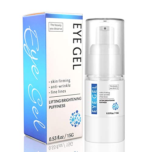 Product Cover Eye Gel Hydrating Gel-Cream Moisturizer Under Eye Treatment for Bags Dark Circles and Puffiness Anti Aging