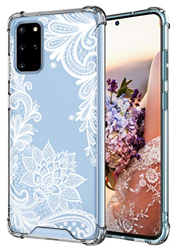 Product Cover Cutebe Case for Galaxy S20 Plus, Shockproof Series Hard PC+ TPU Bumper Protective Case for Samsung Galaxy S20 Plus 6.7 Inch 2020 Release Crystal