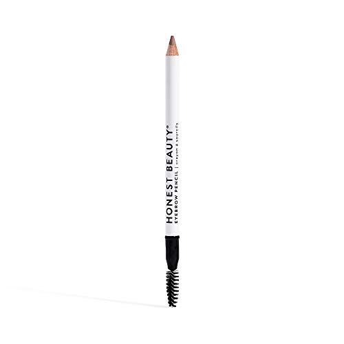 Product Cover Honest Beauty Eyebrow Pencil with Spoolie, Taupe | Buildable & Blendable with Jojoba Seed Oil | Paraben Free, Dermatologist Tested & Cruelty Free | 0.039 oz.